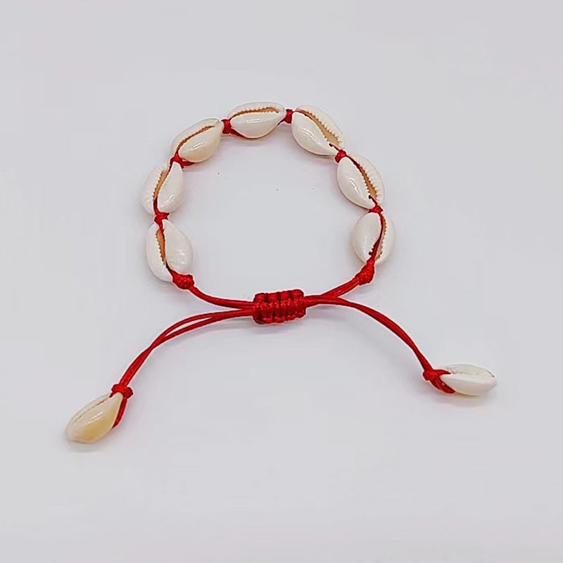 Wholesale Bohemian Colorful Rope Braided Natural Shell Bracelets ACC-BT-Youl010