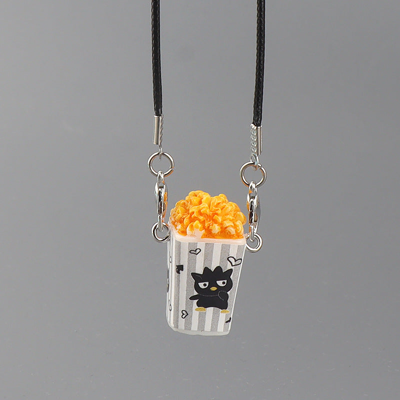 Wholesale Cute cartoon mini popcorn doll accessories