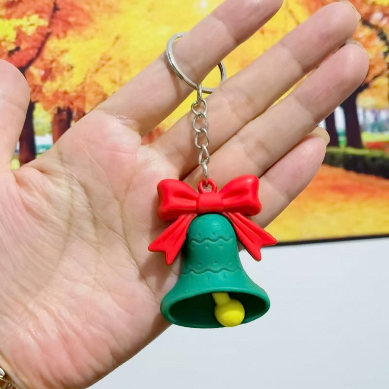 Wholesale Couple keychain car key pendant Christmas doll keychain