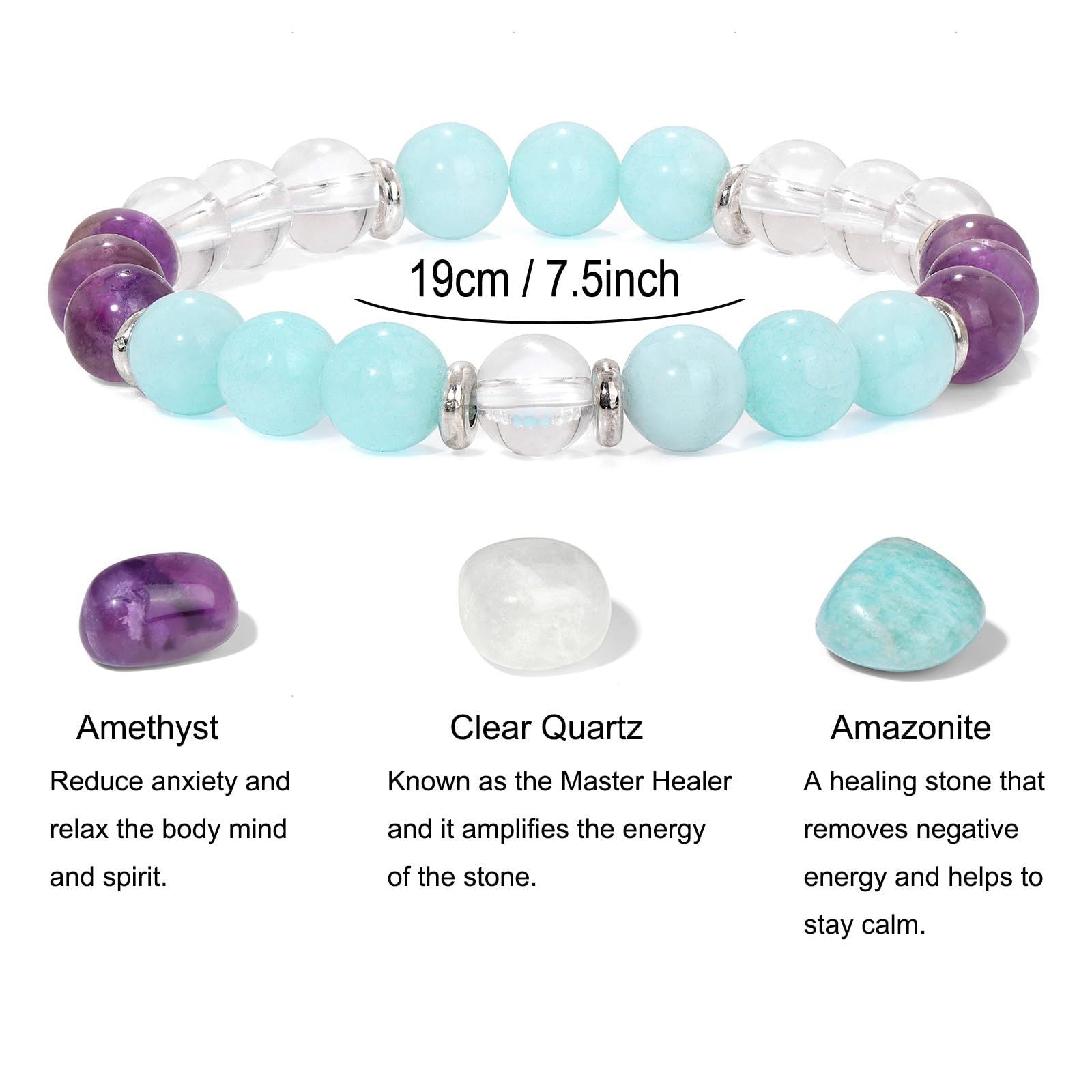 Wholesale 8mm Natural Stone Bracelet