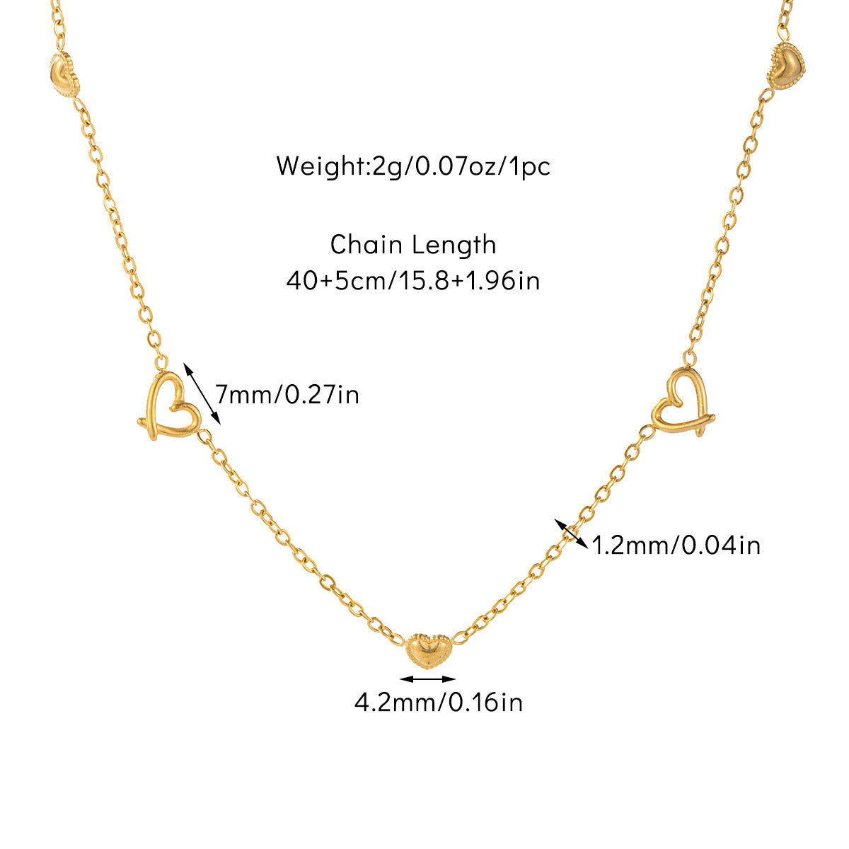 Wholesale Titanium Steel Necklace Double Steel Bead Necklace Light Luxury Necklaces ACC-NE-Jind005