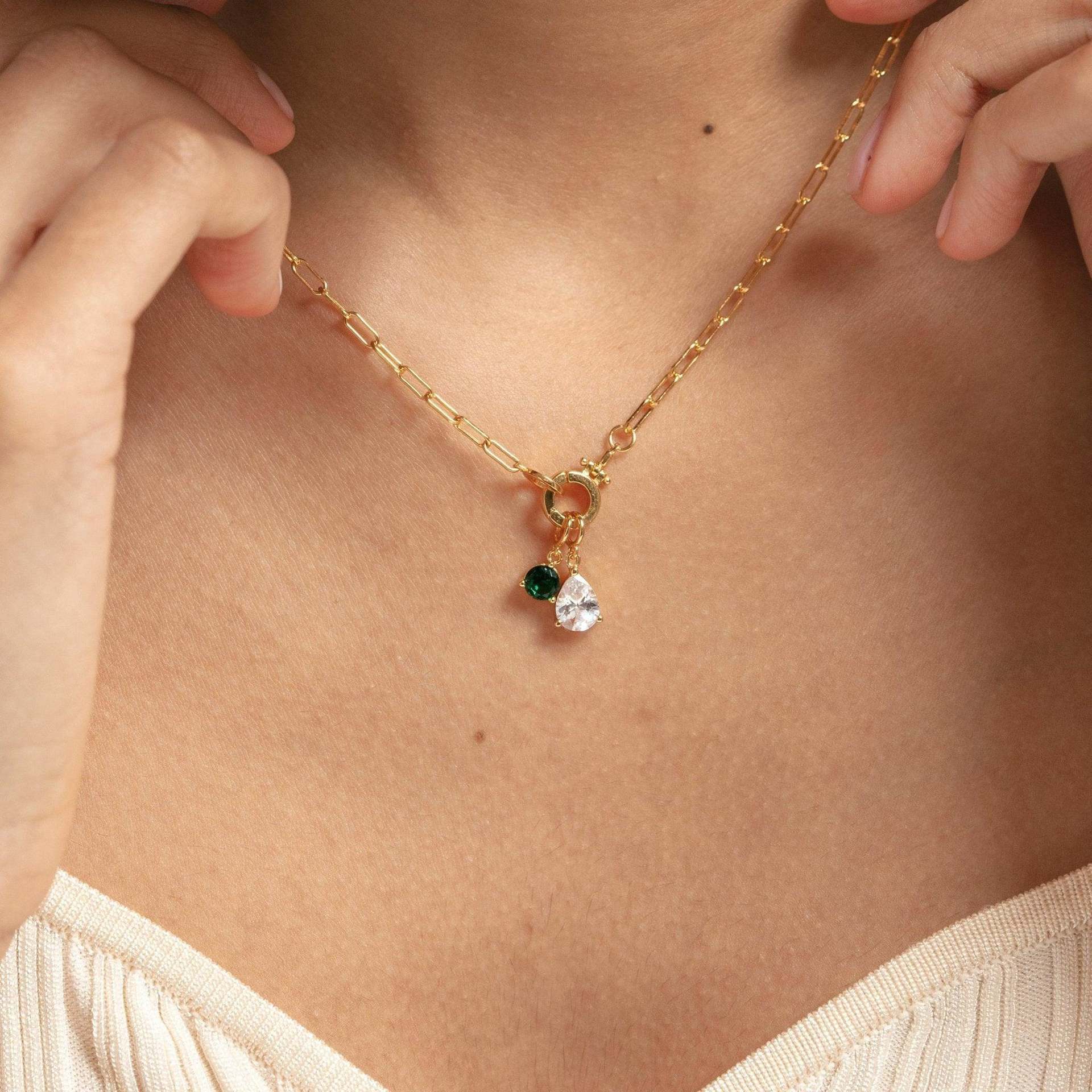 Wholesale DIY December Birthstone Pendant  Stainless Steel Vacuum Pendants