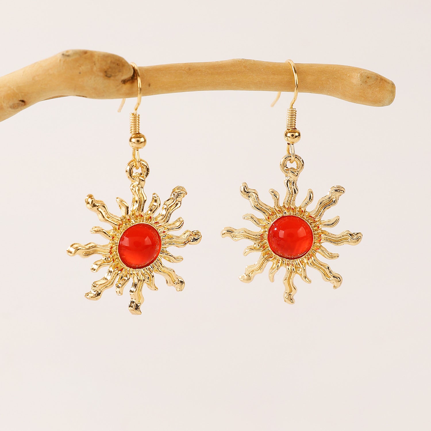 Wholesale Bohemian Sunburst Earrings Women S Retro Fashion Jewelry Accessory Party Gift