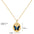 Wholesale  Retro Butterfly Necklace Titanium Steel Necklaces