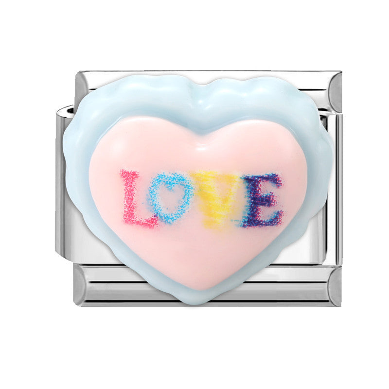 Wholesale Italian Charm Bracelet 9mm DIY Splicing Cute Creative Stainless Steel Composable Bracelet