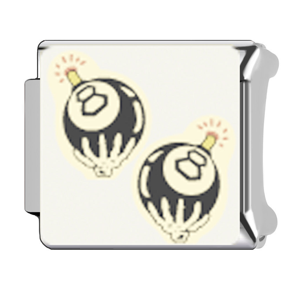 Wholesale Italian Charm Bracelet 9mm DIY Splicing Cute Cartoon Stainless Steel Composable Bracelet