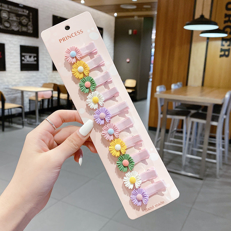 Wholesale Acrylic Cartoon cute  hairpin set