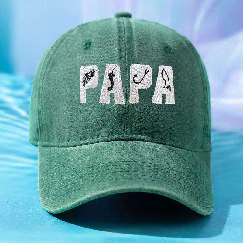 Wholesale Father's Day PAPA Embroidered Cotton Baseball Hat ACC-HT-TangQiu004