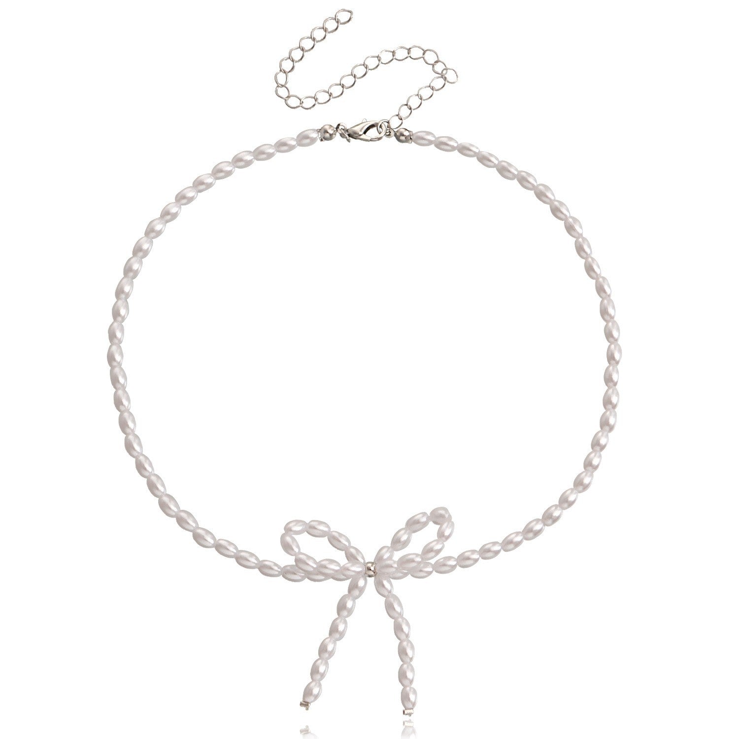 Wholesale Bow Necklace Clavicle Chain Bow Necklaces Choker Necklaces ACC-NE-ZuoWen001