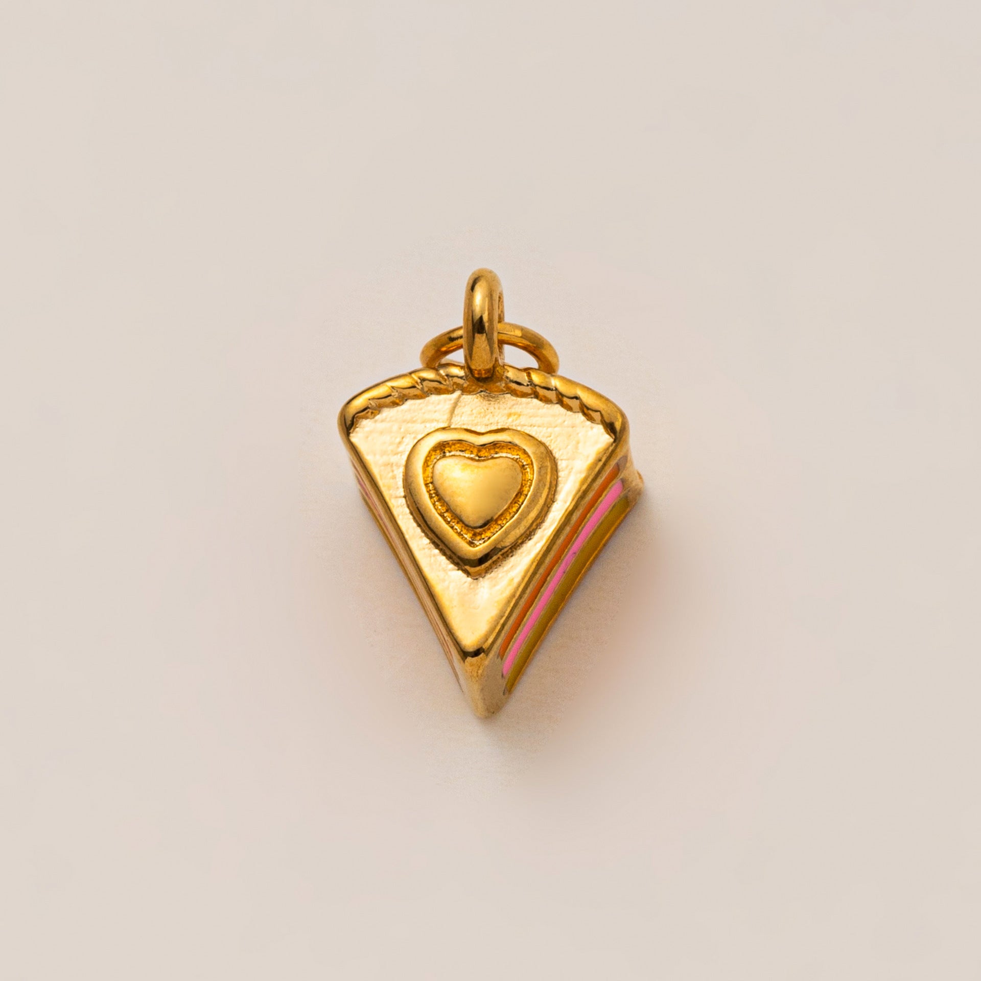 Wholesale Stainless Steel 18K Gold Plated Colorful Pendant Creative Holiday Food Design Chic Jewelry Accessory For Everyday Wear