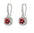 Wholesale  moissanite earhook four claws moissanite round earrings