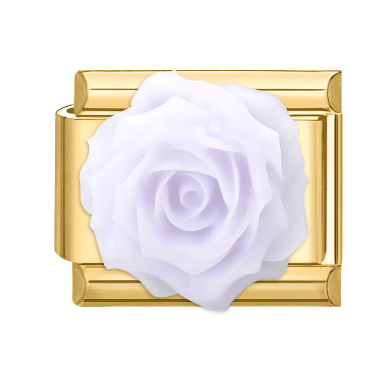 Wholesale Italian Charm Bracelet 9mm DIY Splicing Flower Stainless Steel Composable Bracelet