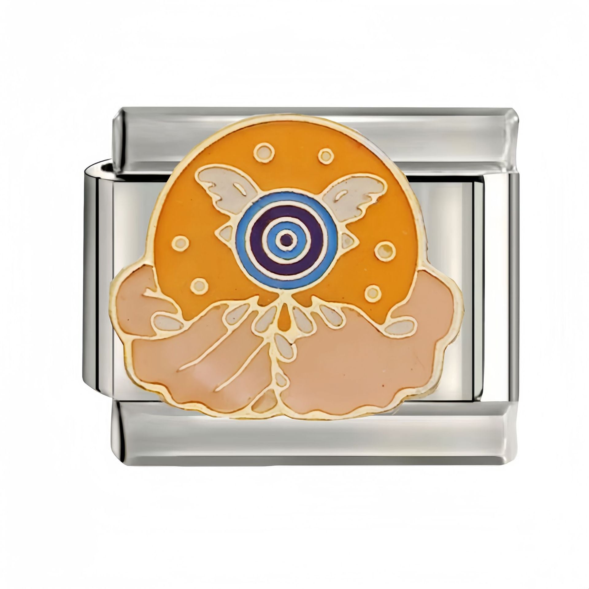 Wholesale Italian Modular Orange Bracelet DIY Composable Bracelet Charms DIY Bracelets