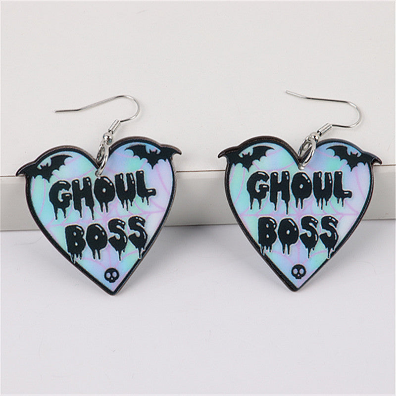 Wholesale Halloween Horror Movie  Series Acrylic  Earrings