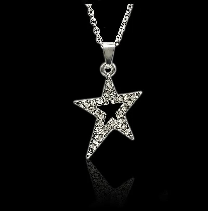 Wholesale  five-pointed star pendant necklace