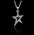 Wholesale  five-pointed star pendant necklace