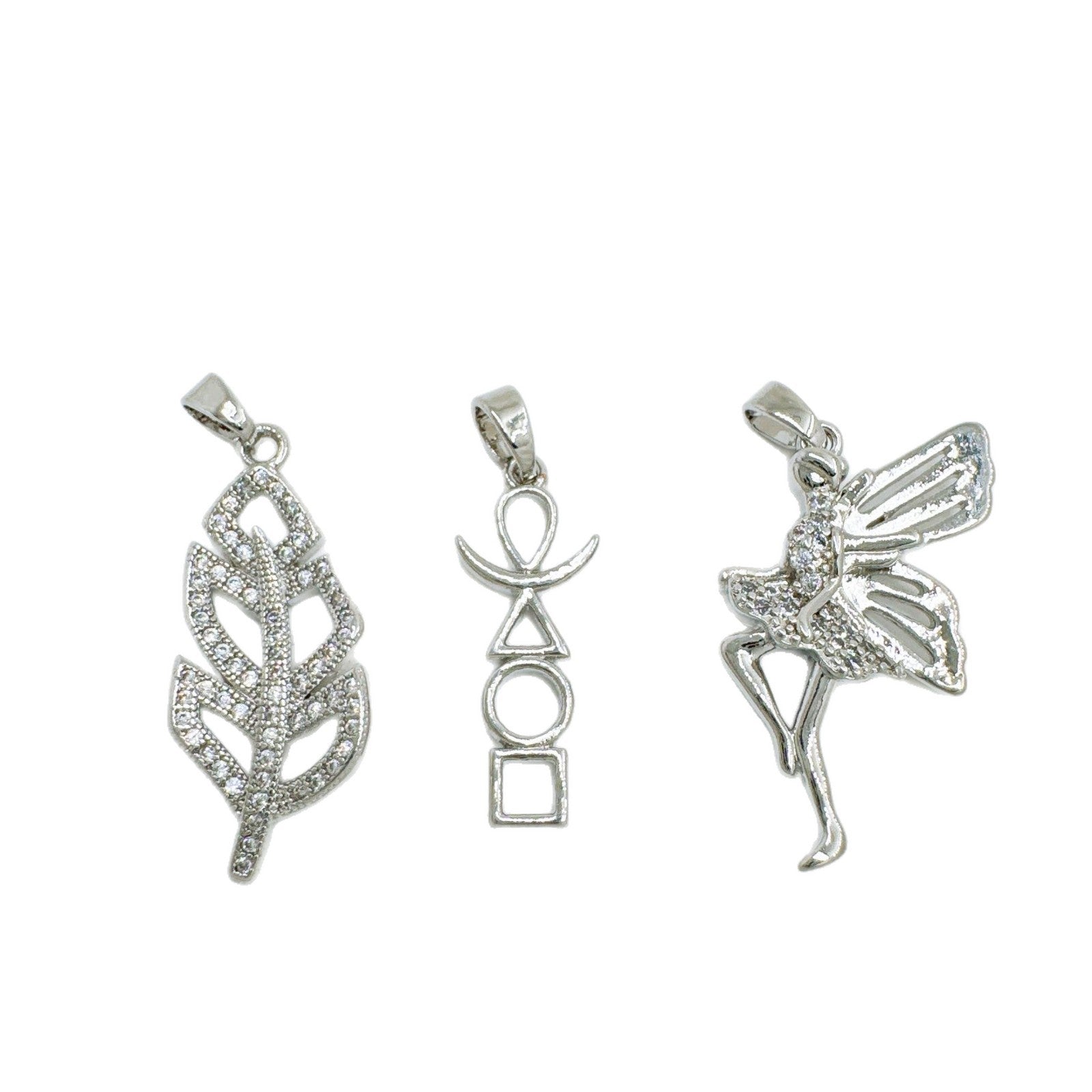 Wholesale European Style Leaf Fairy Necklace Copper Zircon Gold Plated Fashion Accessory