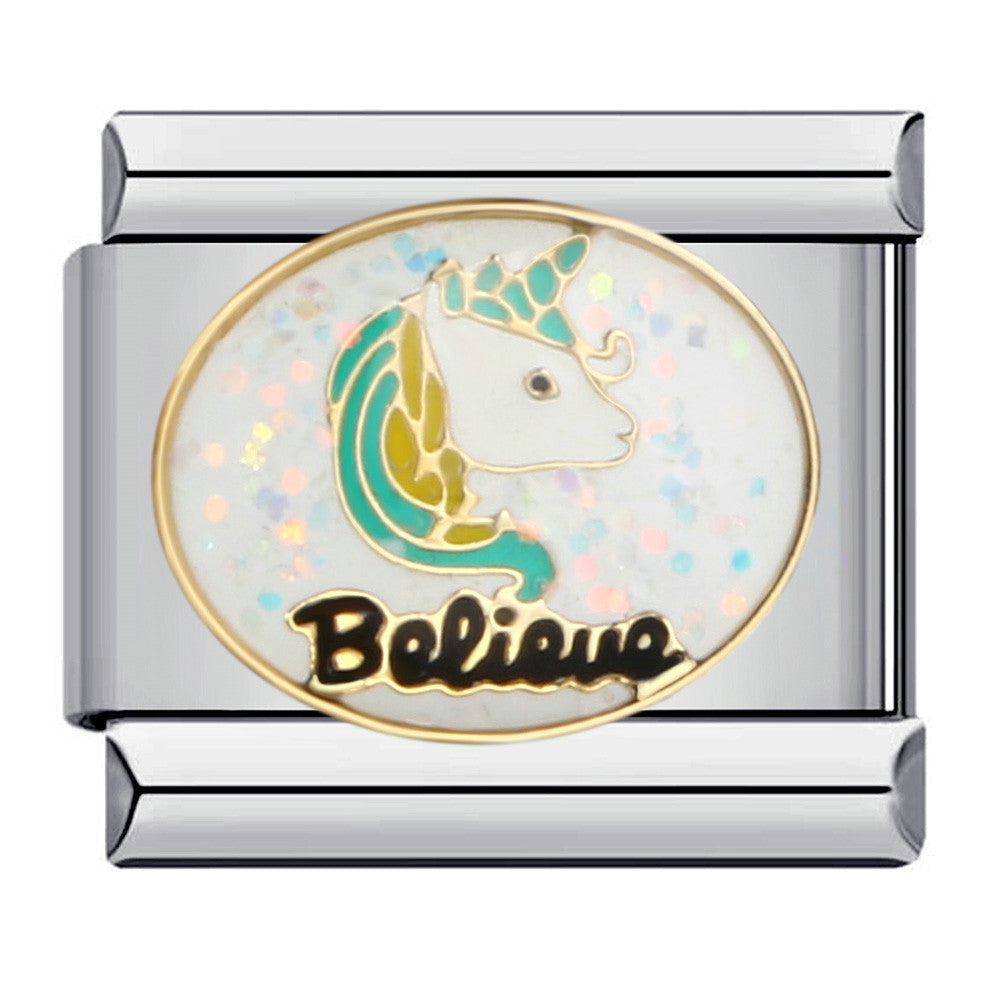 Wholesale Italian Charm Bracelet 9mm DIY Splicing Removable Girl Elements Stainless Steel Composable Bracelet