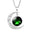 Wholesale  12 Constellation Crescent Moon Necklace