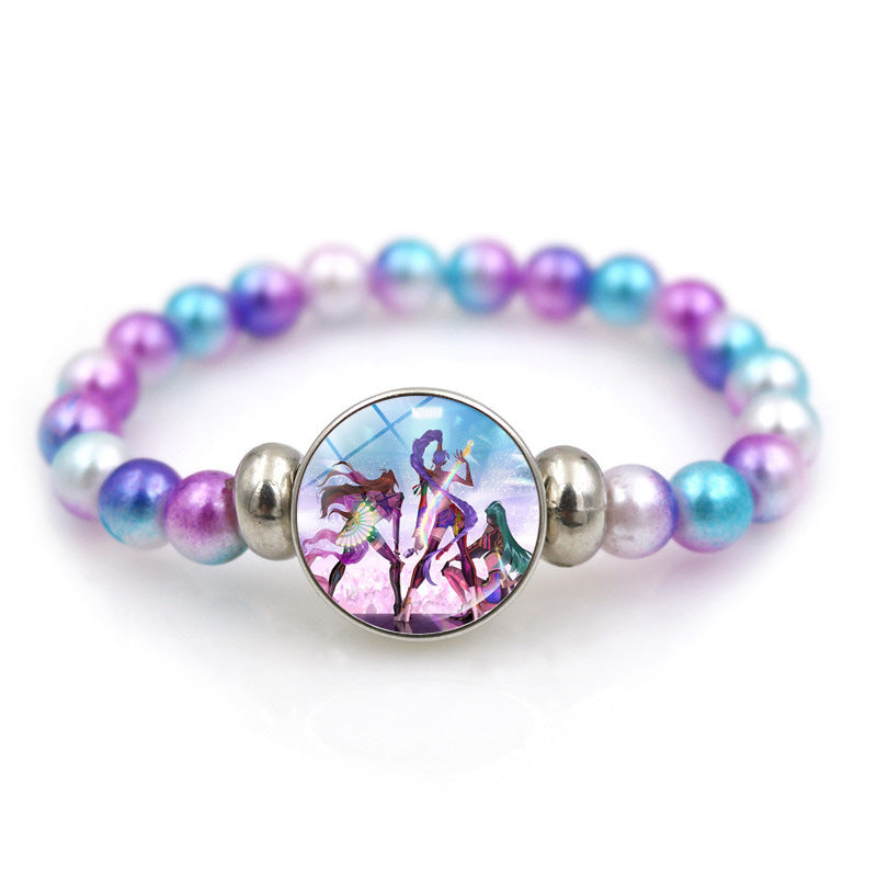 Wholesale Resin K-POP Beaded Bracelet ACCVIP