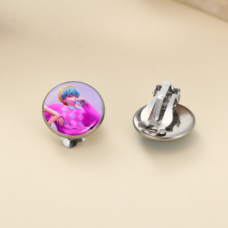 Wholesale  DIY Earrings Painless No-Ear-Piercing Ear Clips kpop