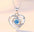 Wholesale s925 sterling silver Eternal Heart Love pendant necklace