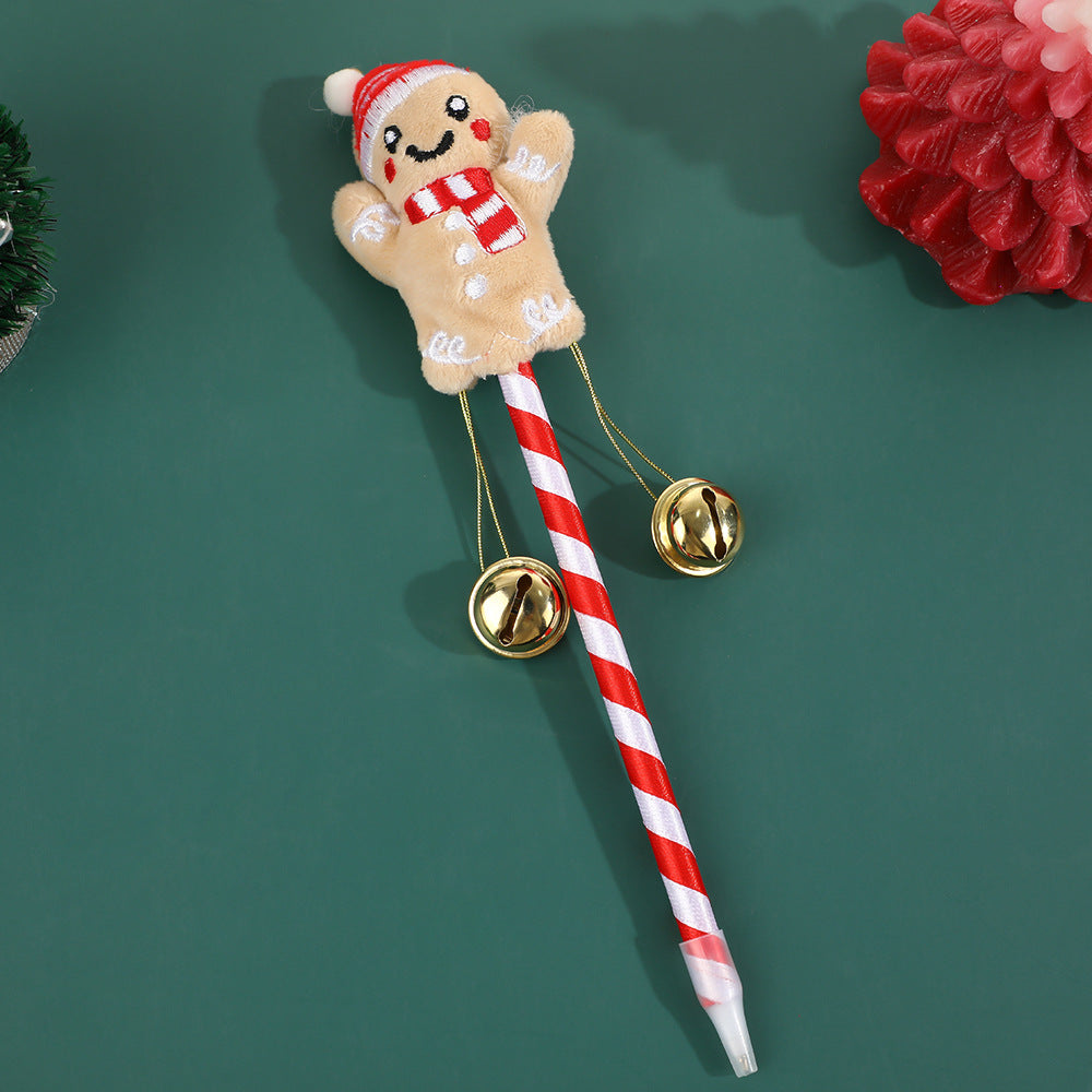 Wholesale Christmas plush doll ballpoint pen