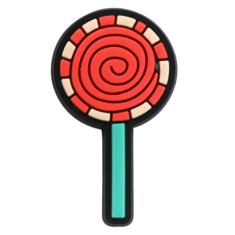 Wholesale Random 100pcs Cartoon PVC Soft Rubber Shoe Buckle Decoration ACC-SC-RYY070