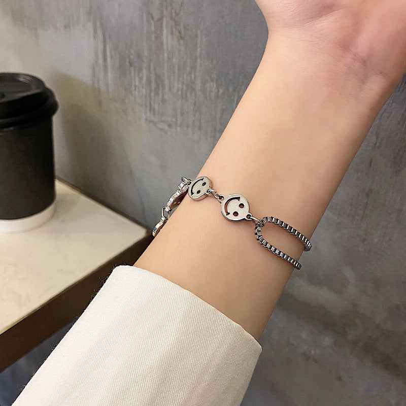 Wholesale Titanium Steel Stacked Multi-layered Jewelry Men's Bracelets Layered Bracelet Set ACC-BT-Meihun003