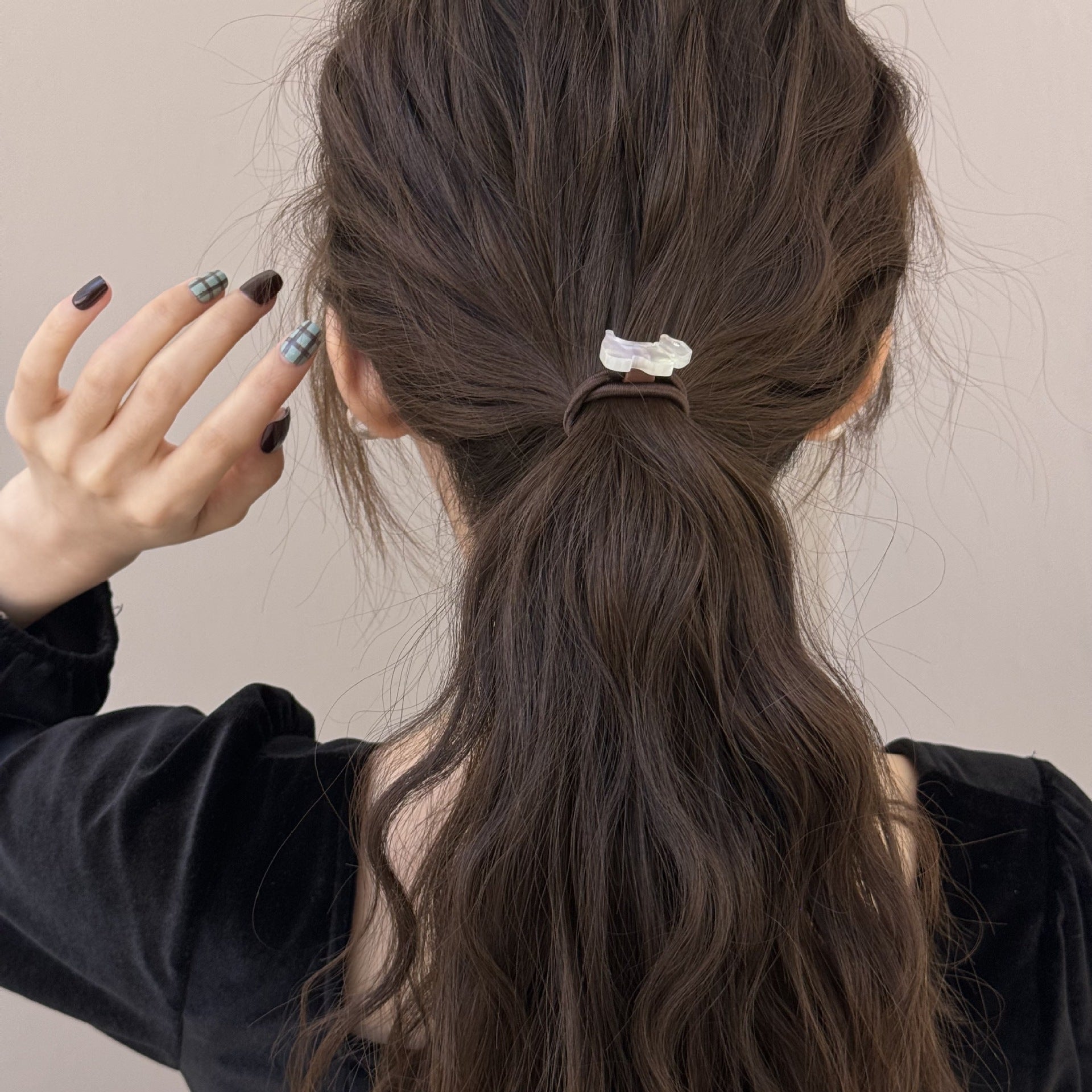 Wholesale Acetate sheet cute cartoon puppy rhinestone hairband