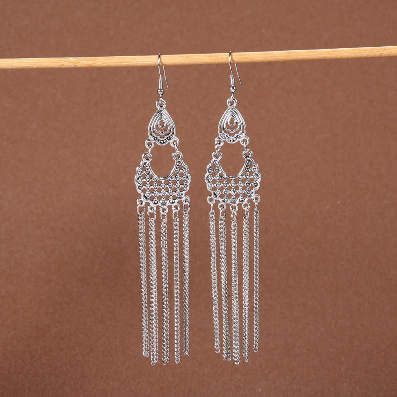 Wholesale Vintage Earrings Bohemian Long Tassel Earrings ACC-ES-Gumi003