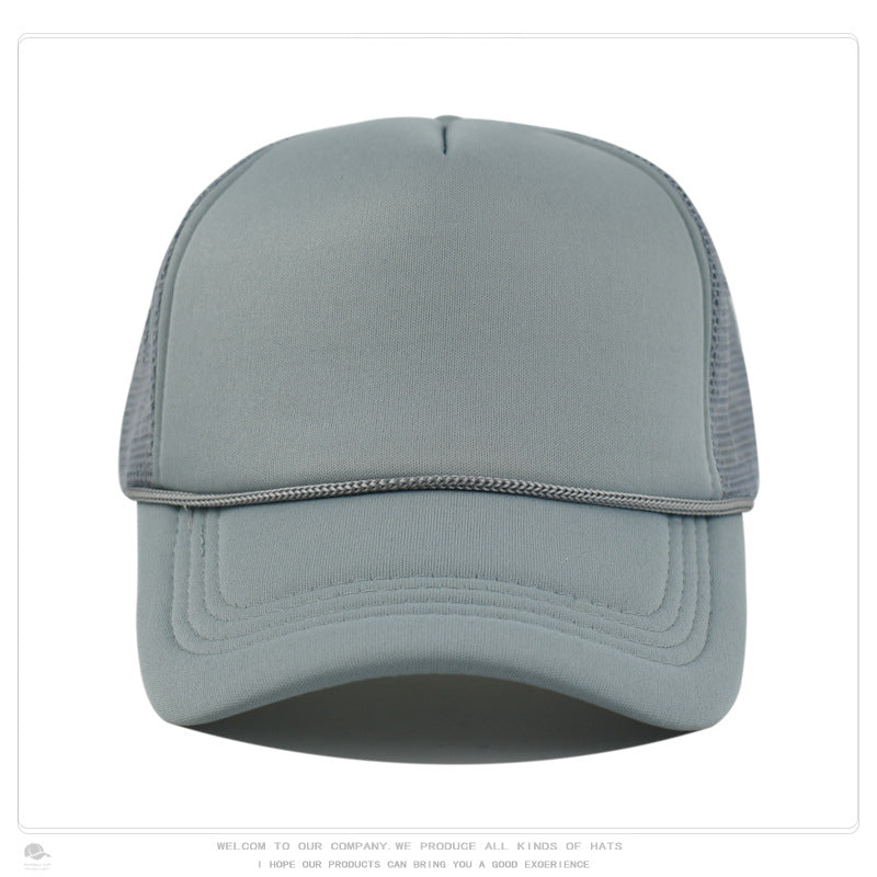 Wholesale Sponge plate printed embroidered rope men' s baseball cap Hat
