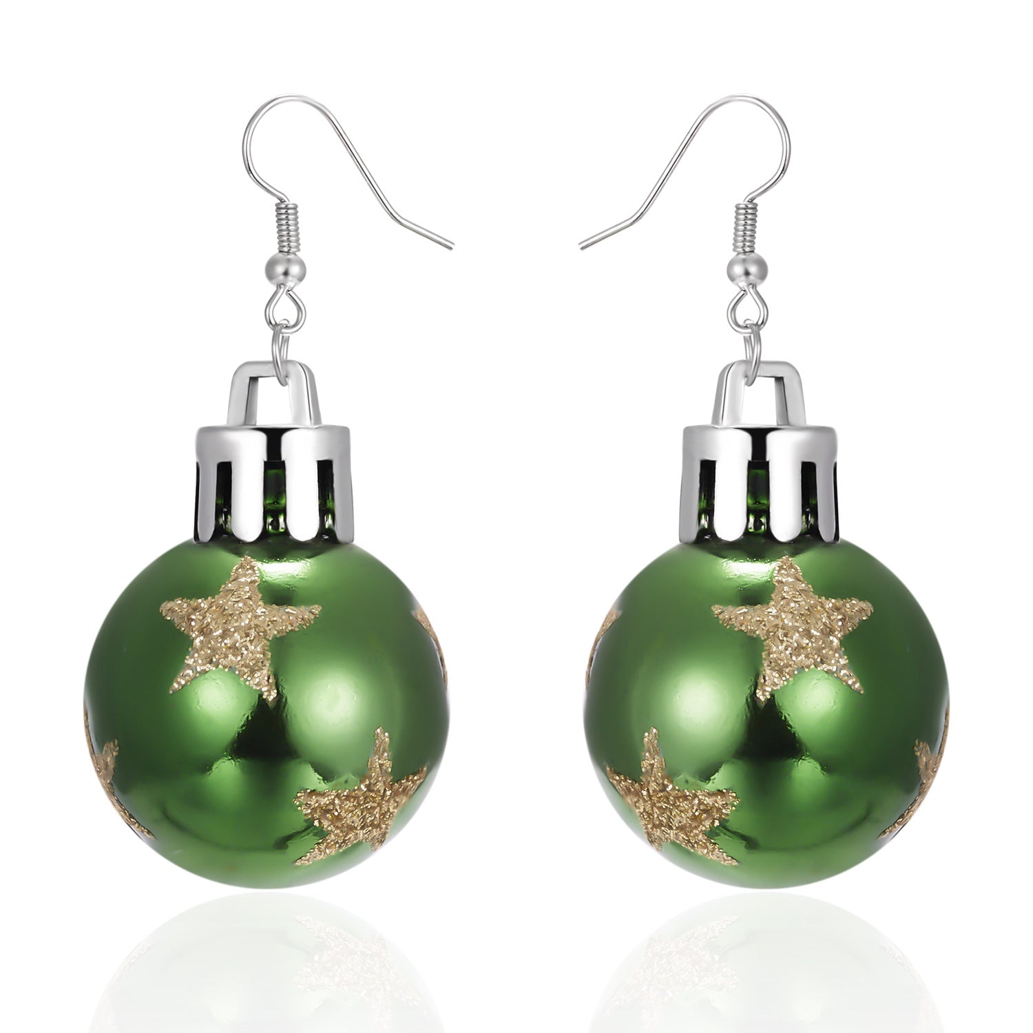 Wholesale Snowflake Star Christmas Ball Fashion Light Bulb Earrings
