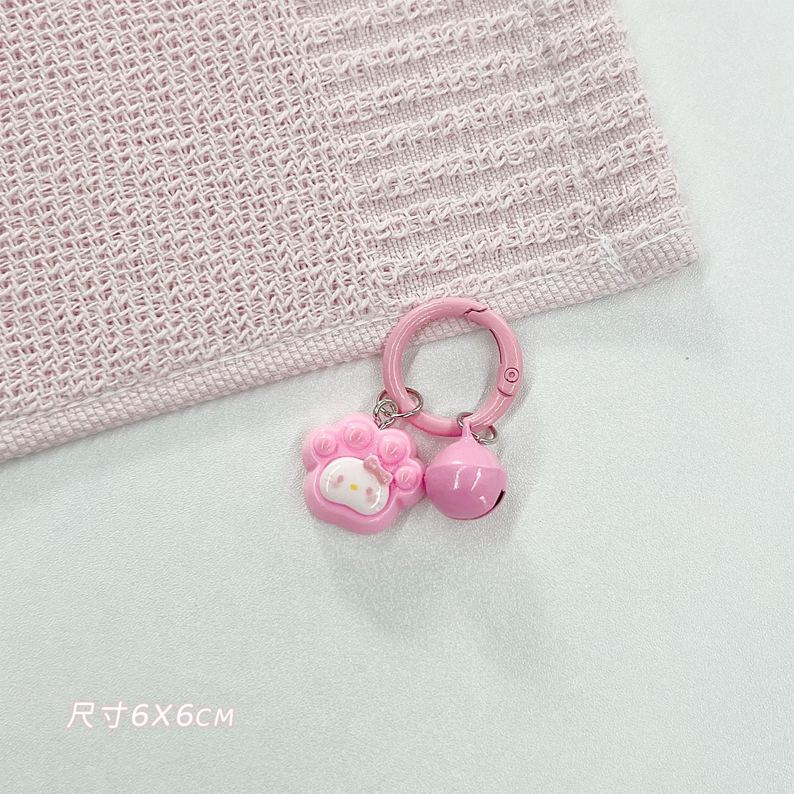 Wholesale Cute Cat Paw Keychain Bag Charm - Plastic Resin Gift for Friend