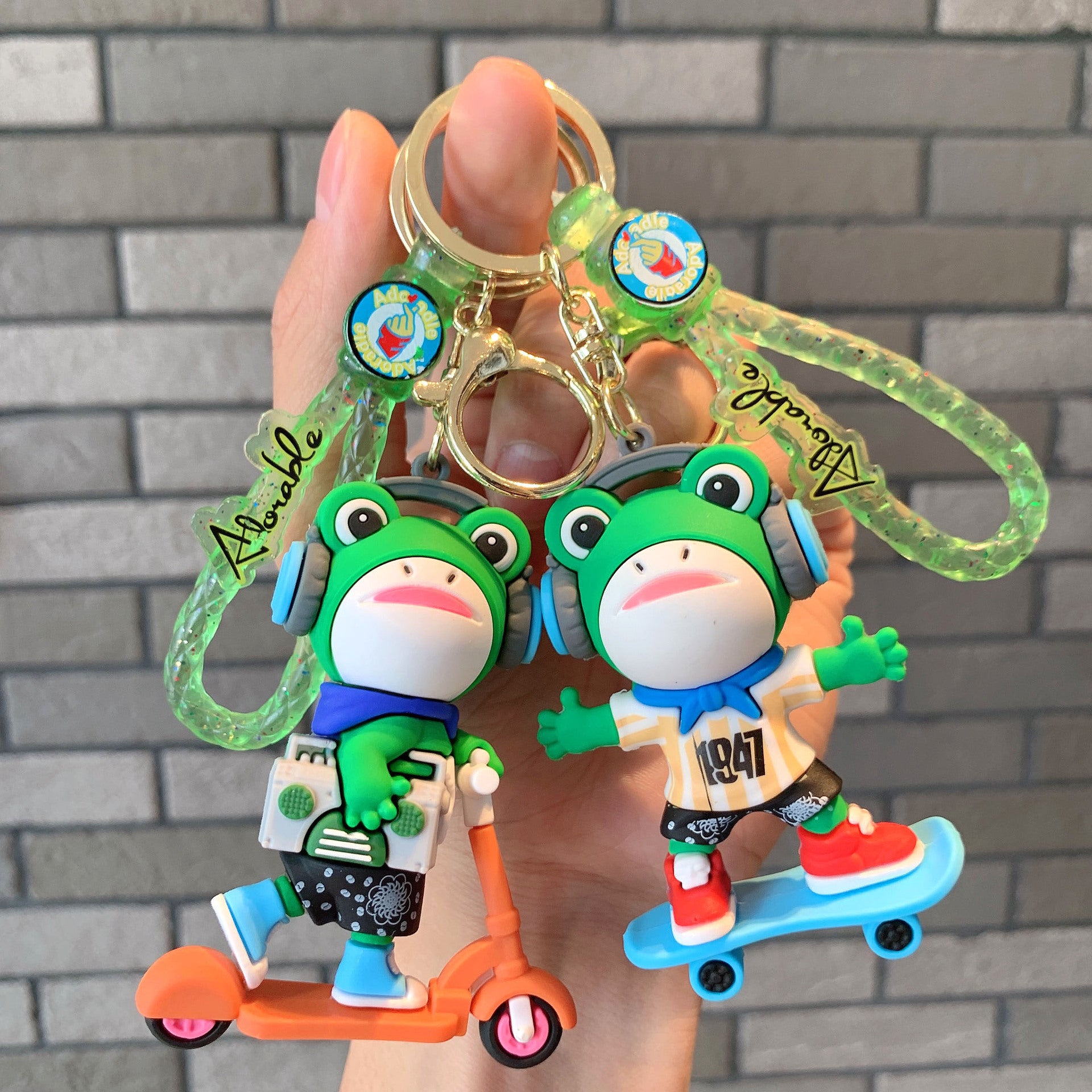 Wholesale Cartoon Cute Silicone Keychain ACC-KC-Lanb009