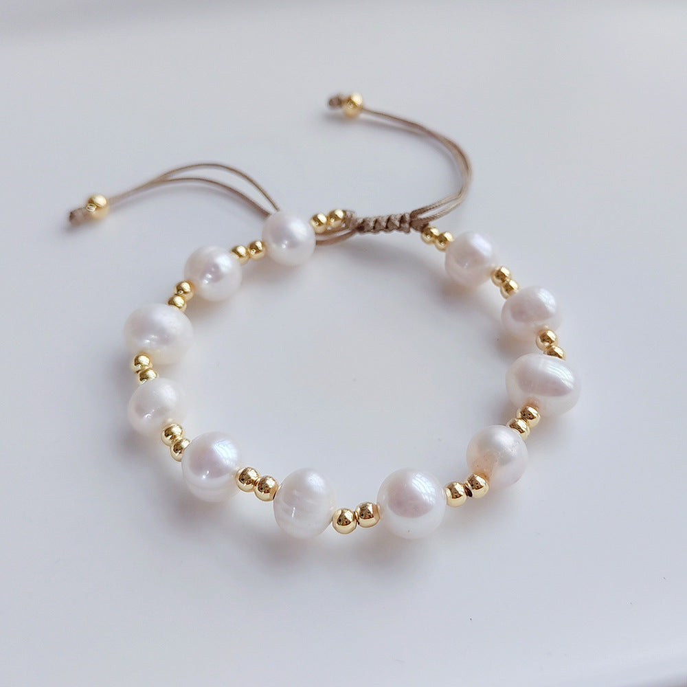 Wholesale Soft Clay Beaded Jewelry Set with Multiple Stacked Pearl Bracelets ACC-BT-Qiqi011