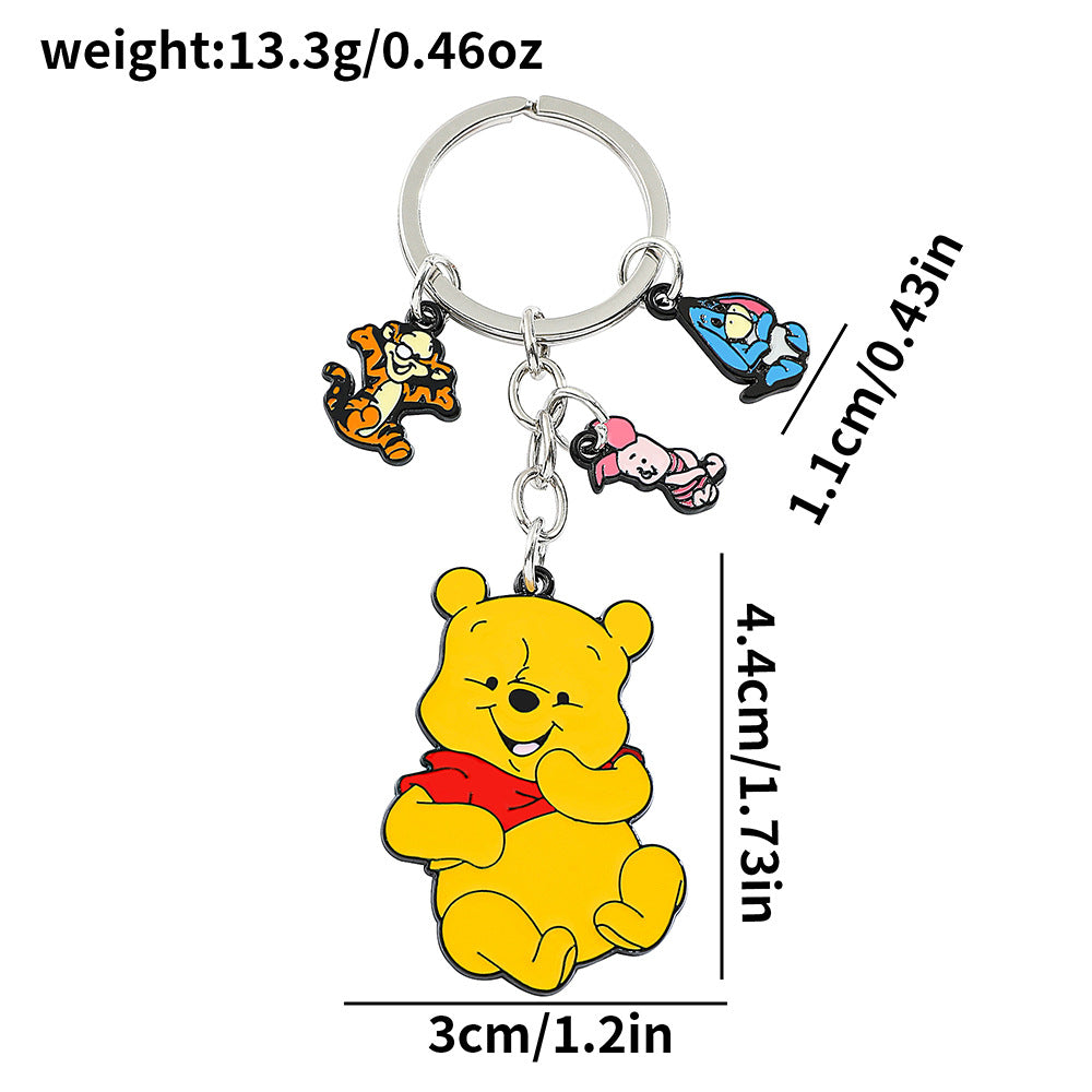 Wholesale Anime Cartoon Bear Alloy Pendant Keychain ACC-KC-Guangy001