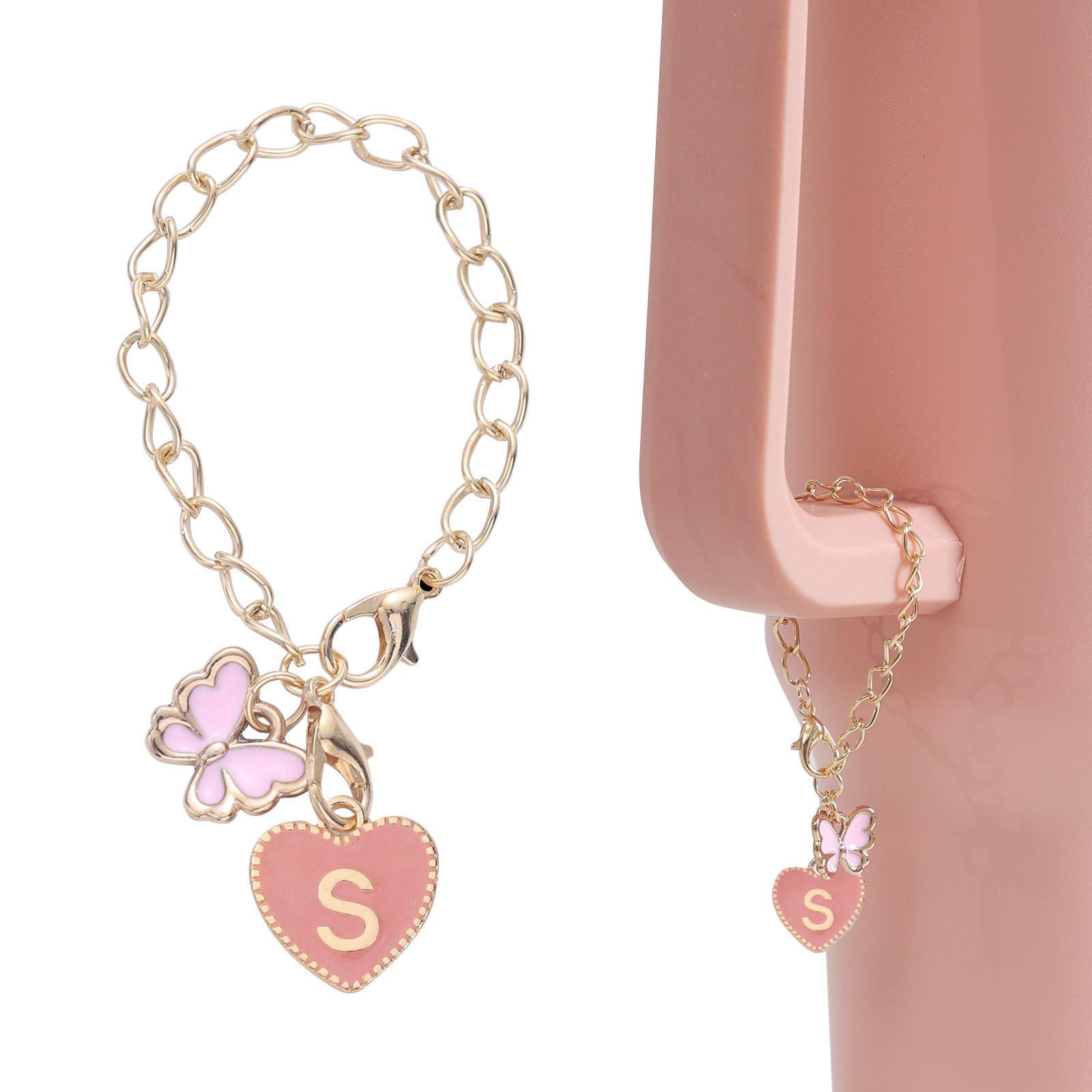 Wholesale 26 English Letter Butterfly Brand Oil Drip Cup Accessories ACC-CA-Hans003