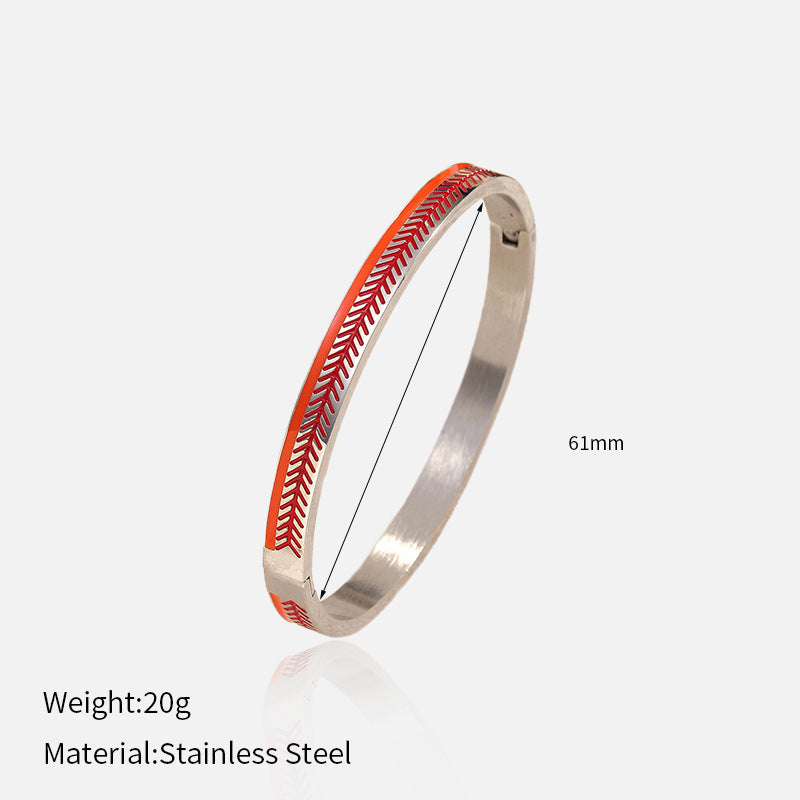 Wholesale electroplated stainless steel bracelet