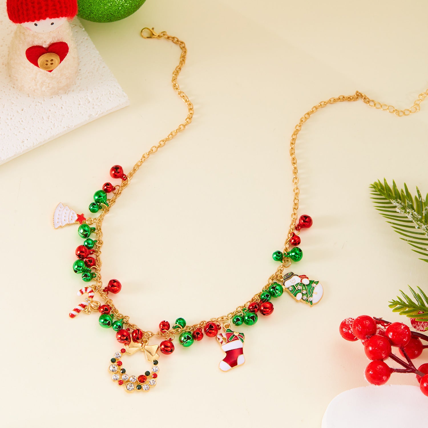 Wholesale Christmas Elements Necklace