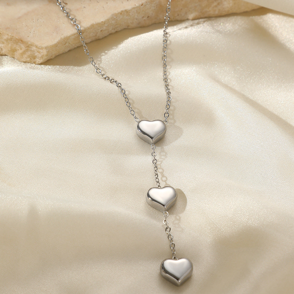 Wholesale Stainless Steel Heart Pendant Necklace