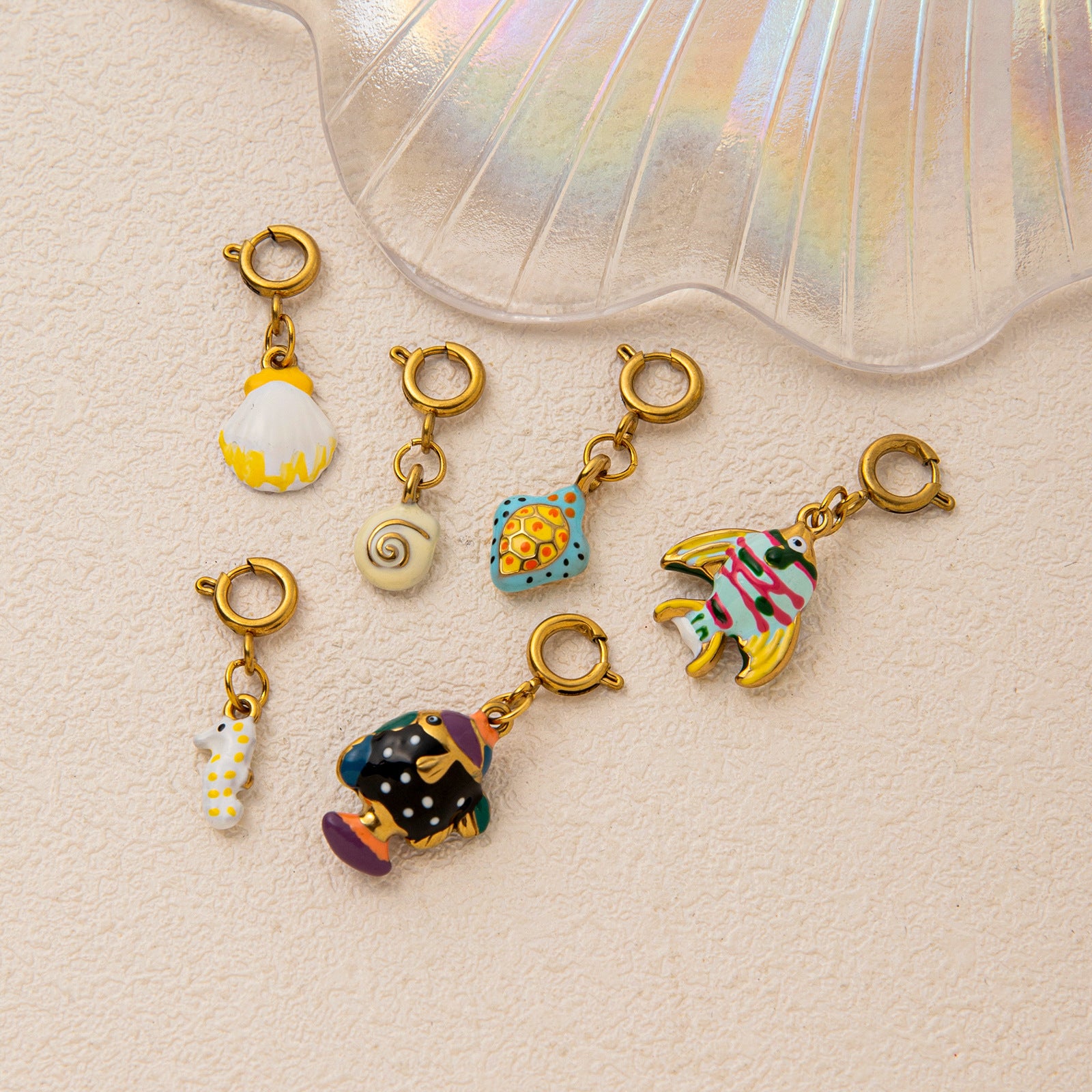 Wholesale stainless steel  marine life series  Charms for Jewelry