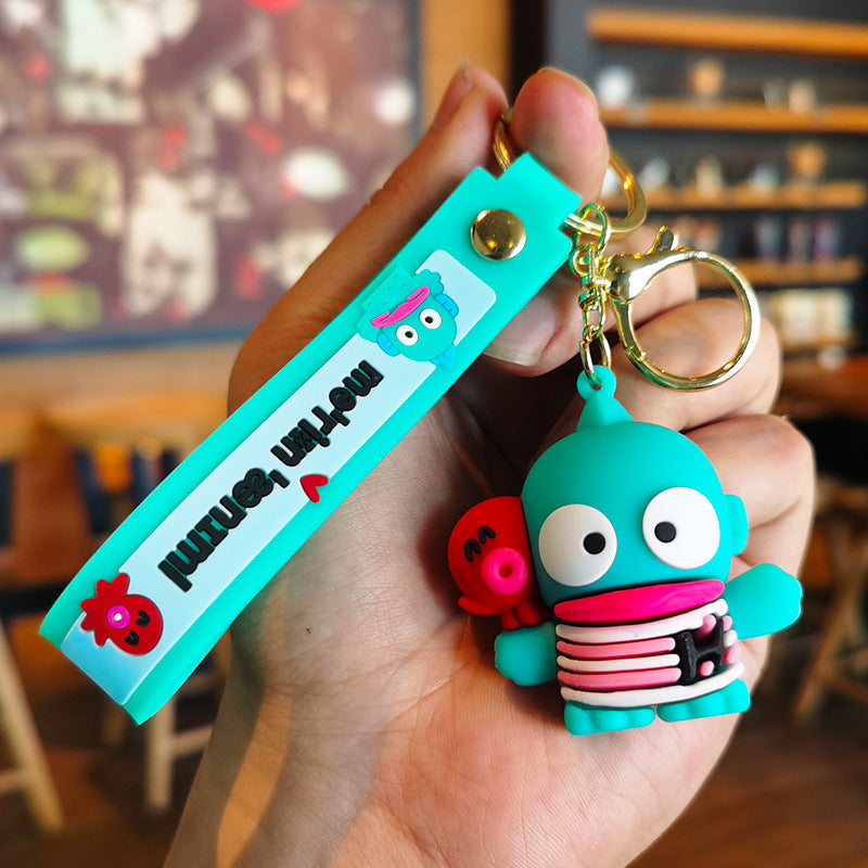 Wholesale Cartoon Cute Silicone Keychains ACCVIP-KC-FanChe003