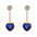 Wholesale  Love Earrings Alloy Diamond Heart-shaped Earrings