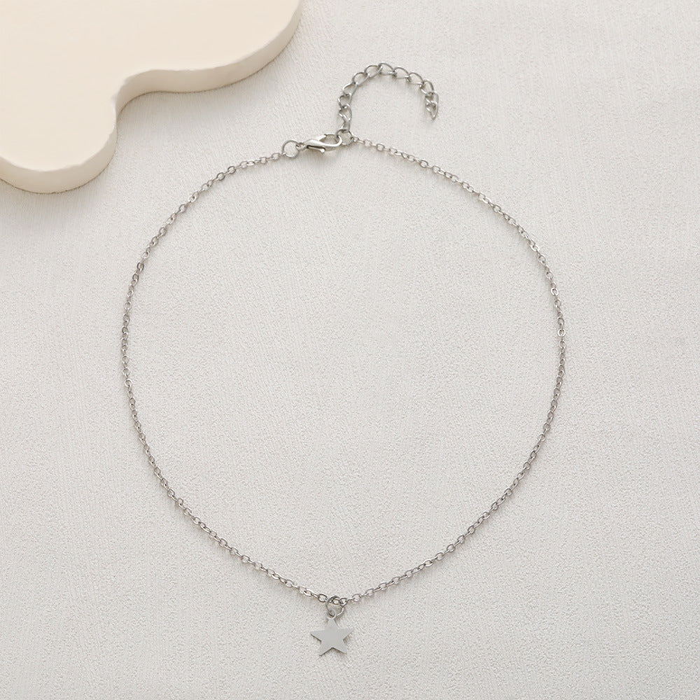 Wholesale Five-pointed Star Pendant Necklace