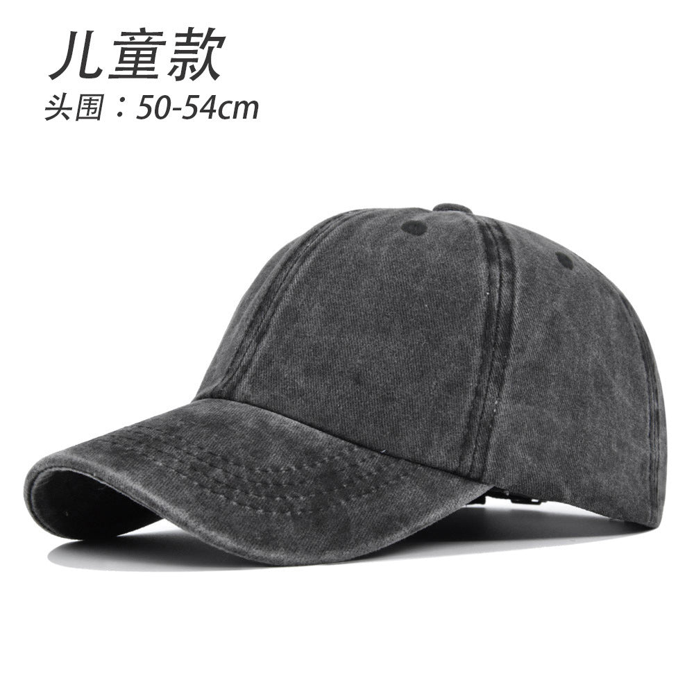 Wholesale Retro Parent-child Solid Color Baseball Cap ACC-HT-YMX012