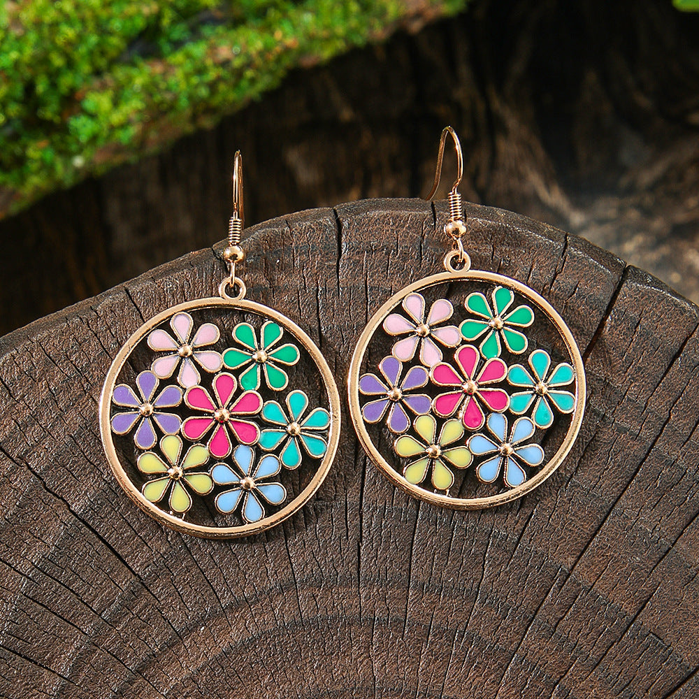 Wholesale Bohemian Tassel Earrings Handmade Zinc Alloy Retro Party Gift