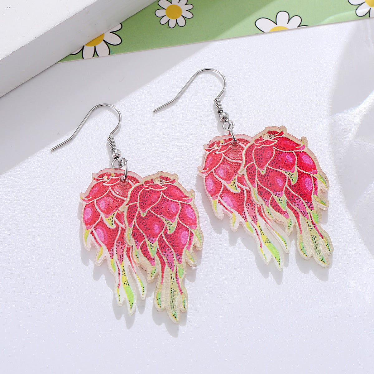 Wholesale Acrylic Fruit Earrings