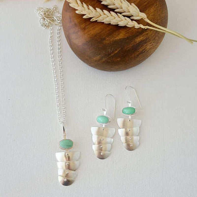 Wholesale Creative  geometric multi-layer metal personalized earrings