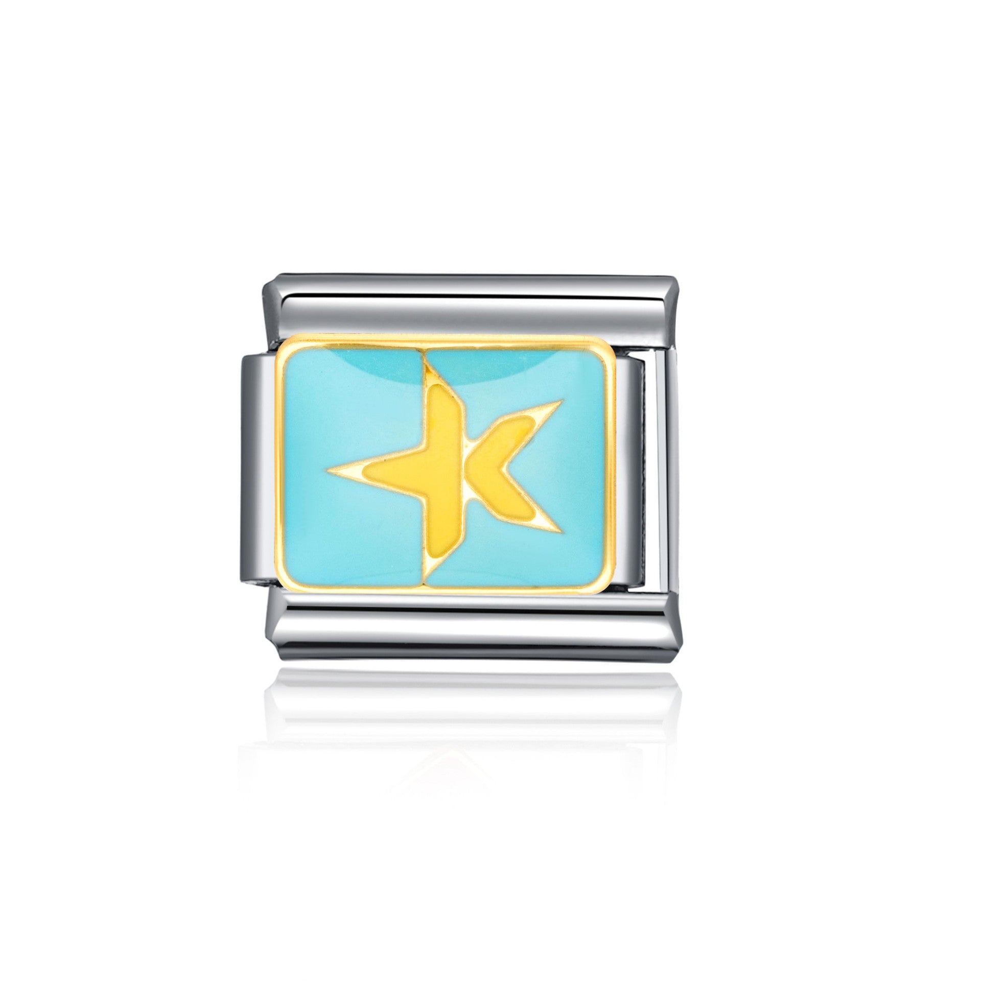 Wholesale Italian Charm Bracelet 9mm DIY Splicing Cute Cartoon Stainless Steel Composable Bracelet